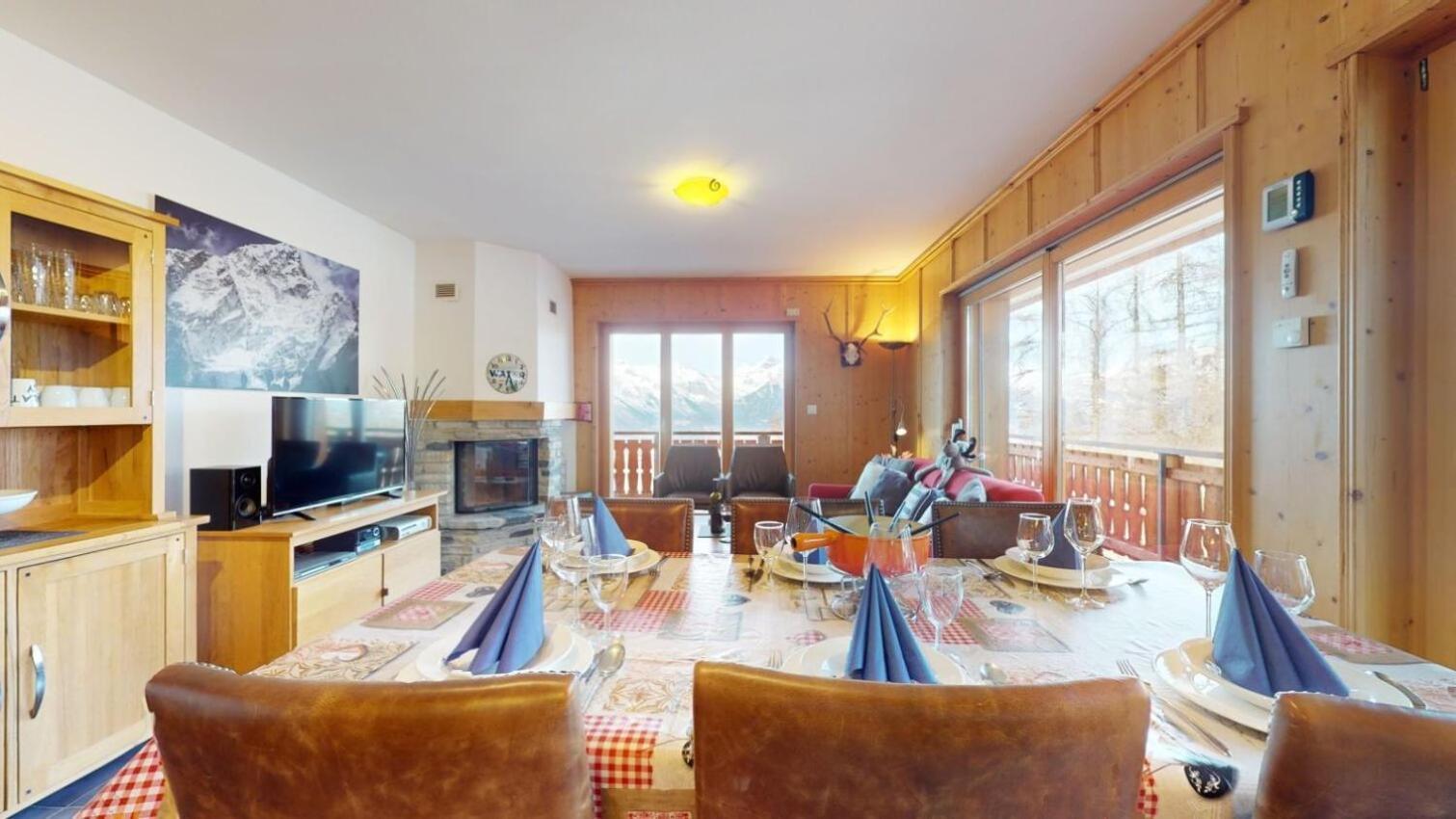 Hauts De Veysonnaz Sauna & View Apartments Ngoại thất bức ảnh